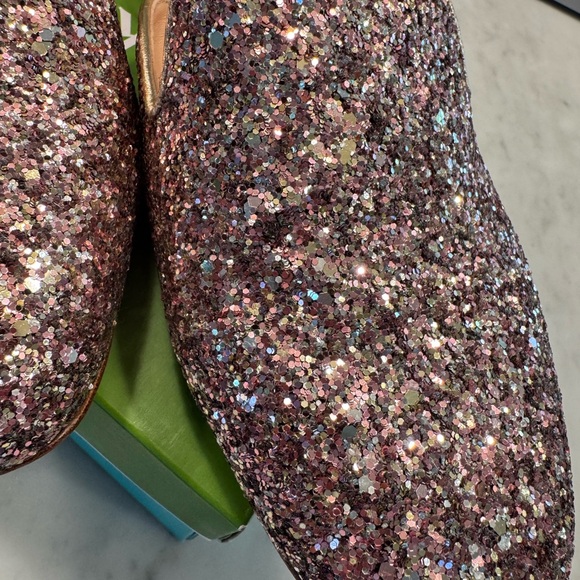 Kate Spade Andra Rose Gold Glitter Mules - Picture 7 of 10